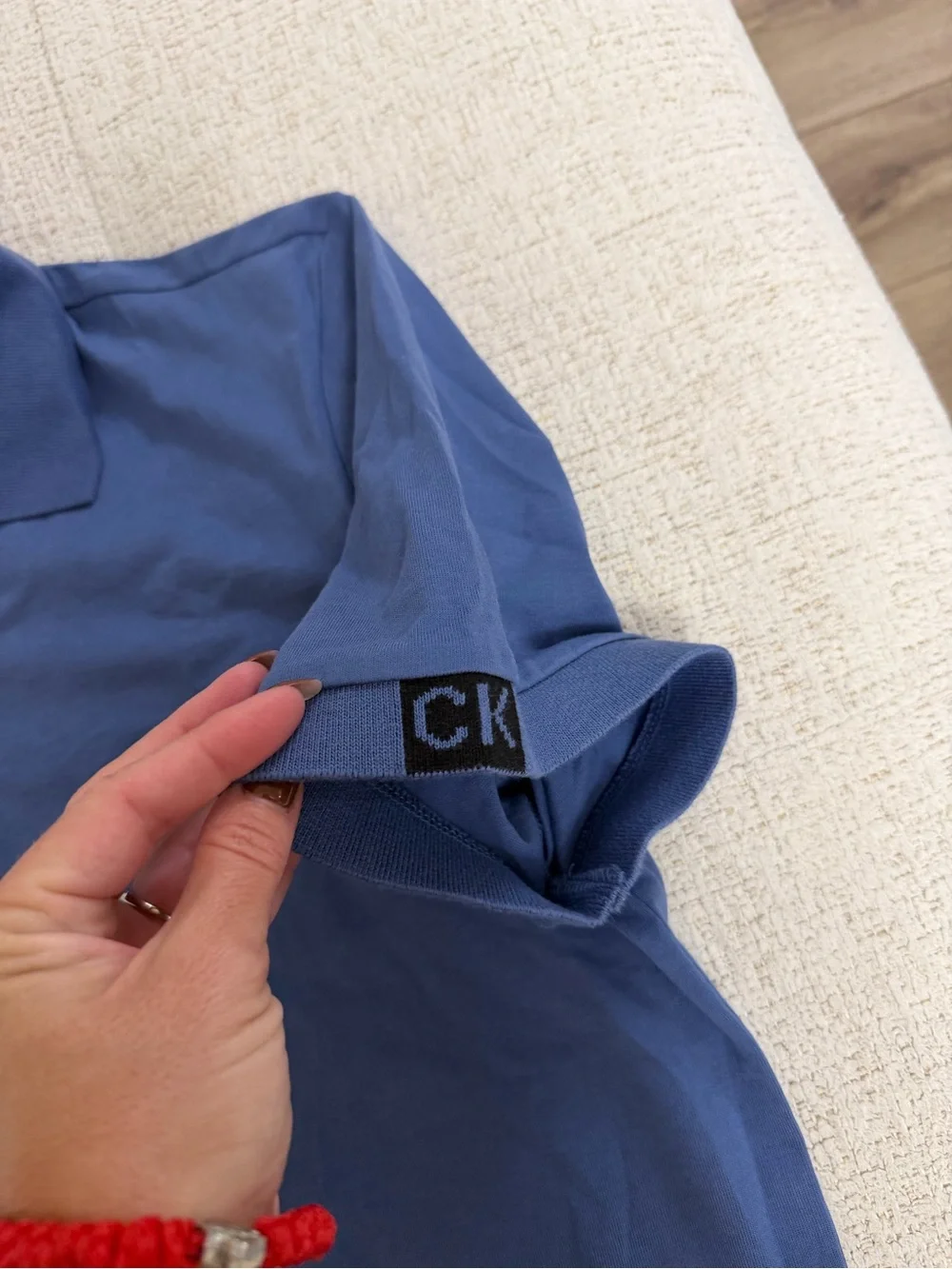 Calvin Klein Men’s Indigo Blue Polo Shirt